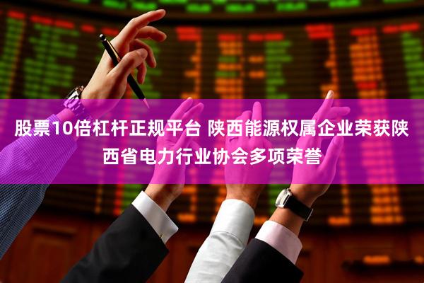 股票10倍杠杆正规平台 陕西能源权属企业荣获陕西省电力行业协会多项荣誉